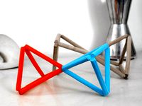 Tetrahedra Sculpture by GiovaGio