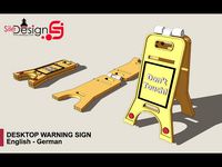 DESKTOP WARNING SIGN by POWERACB