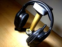 Headphone Stand - Gamer - prints w/o support - uses 1in PVC pipe by Tony_D