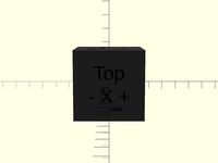 OpenSCAD Axis Alignment Cube by KeithFromCanada