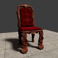 Gothic Chair 3D Model