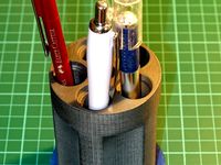 Revolver Barrel Pencil Stand by dhg864