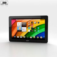 Acer Iconia Tab A3 White 3D Model