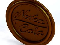 Nuka-Cola Coin Fallout 4 props ready for 3d printing by RemusTL