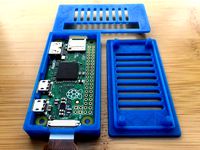 Raspberry Pi Zero Case - Snapfit, Screwless, inc. camera slot by DotNetWorker