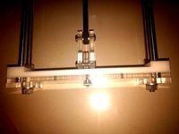 Front Y Carriage Melamine reinforcement for Sunhokey Prusa i3 2015 by snipthecat