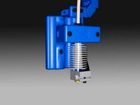 [OUTDATED] Prusa I3 | Bowden X-Carriage Mount for E3D V6 by JackWaterfall