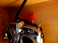 Wall mount for Taranis transmitter - Support mural pour radio Taranis by Lawrent34