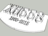 XH558 Vulcan Bomber Plaque by Gluon45