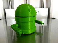 Robot with turnable head, movable arms and hands by kaimerklein