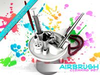 AirBrush cleaner set by Heartman