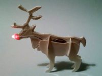 Desktop Rudolph Reindeer Ornament by Davet998