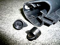 Airsoft M4 AEG Crane Stock Battery Cap by xenos999