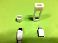 iphone     5pin 8pin 2in1 zender  by poman