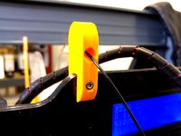 Filament guide for 8mm Acrylic Frame (Migbot Prusa i3) by AxMod3DPrint