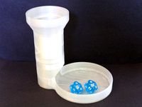 2 Piece Modular Dice Tower by 3E8