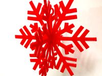 Snow Flake Ornament for your Christmas Tree by HereWeiGo