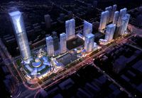 Skyscraper business center 120 3D Model