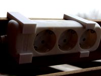 Euro power strip clip for chair back by ecloud