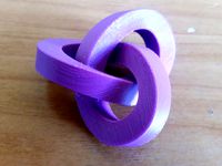 Trefoil Knot (Square) by shockwave3d