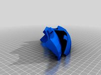 Inmoov top back skull without holes by Tdp378
