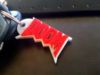 DOOM Key Chain by natefun