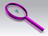 telaio porta lente di ingrandimento - door frame (support) for magnifying glass by Stebo
