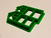 Mini Gingerbread House Cookie Cutter by maddavo