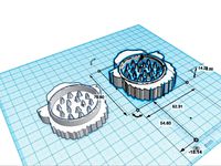 Smokey Bear Grinder v3 by 3Dgoon