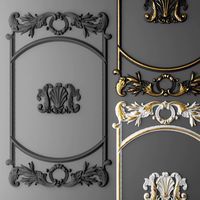 Boiserie molding 3D Model