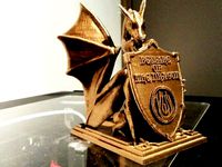 Roark The Dragon Remixed Shield by 3DPrinthings