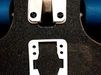 Skateboard dropthrough truck spacers/shocks by spope