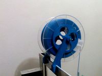 Prusa I3 (6mm Aluminum frame) spool holder by Fireblood54