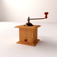 Antique Coffee Grinder 3D Model