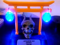 Display for oni skull by Random1978