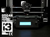 MINIMAL LCD COVER (reprap discount) by AOKU
