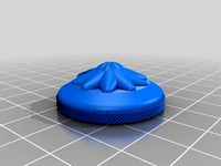 Parametric LCD panel KNOB for PRUSA I3 Hephestos by P_Suarof