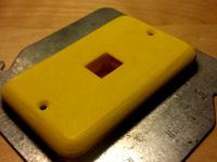 Electrical Box Data Port Wall Plate by mahow