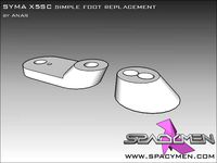 SYMA X5SC simple foot replacement by Anar