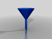 Funnel with mesh screen by Lumec