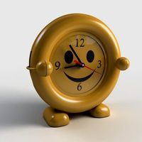 Plastic clock 3D Model