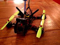 Quadrysteria QR200 XT60 RX Antenna Mount  by AdamHelbing