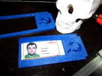 Parametric passcard holder (CCCP edition) by wcdnail