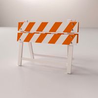 Safety Barrier 3D Model