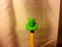 Shrek Pencil Topper by mfritz