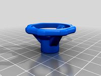 Parametric LCD panel KNOB for PRUSA I3 Hephestos by P_Suarof