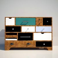 Commode Kare Dresser Malibu Eu 14-Drawer 3D Model
