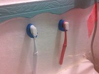 Shim for Wall Mounted Toothbrush Holder by robobuilder_c