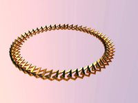 Closed loop made of closed loops (or bracelet if you prefer) by ImShogun