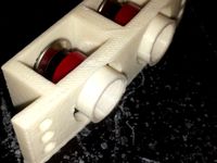 R2-D2 Astromech Dome Bump Button Holder by sgmorton